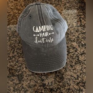 EUC "Camping Hair Don't Care" Cap